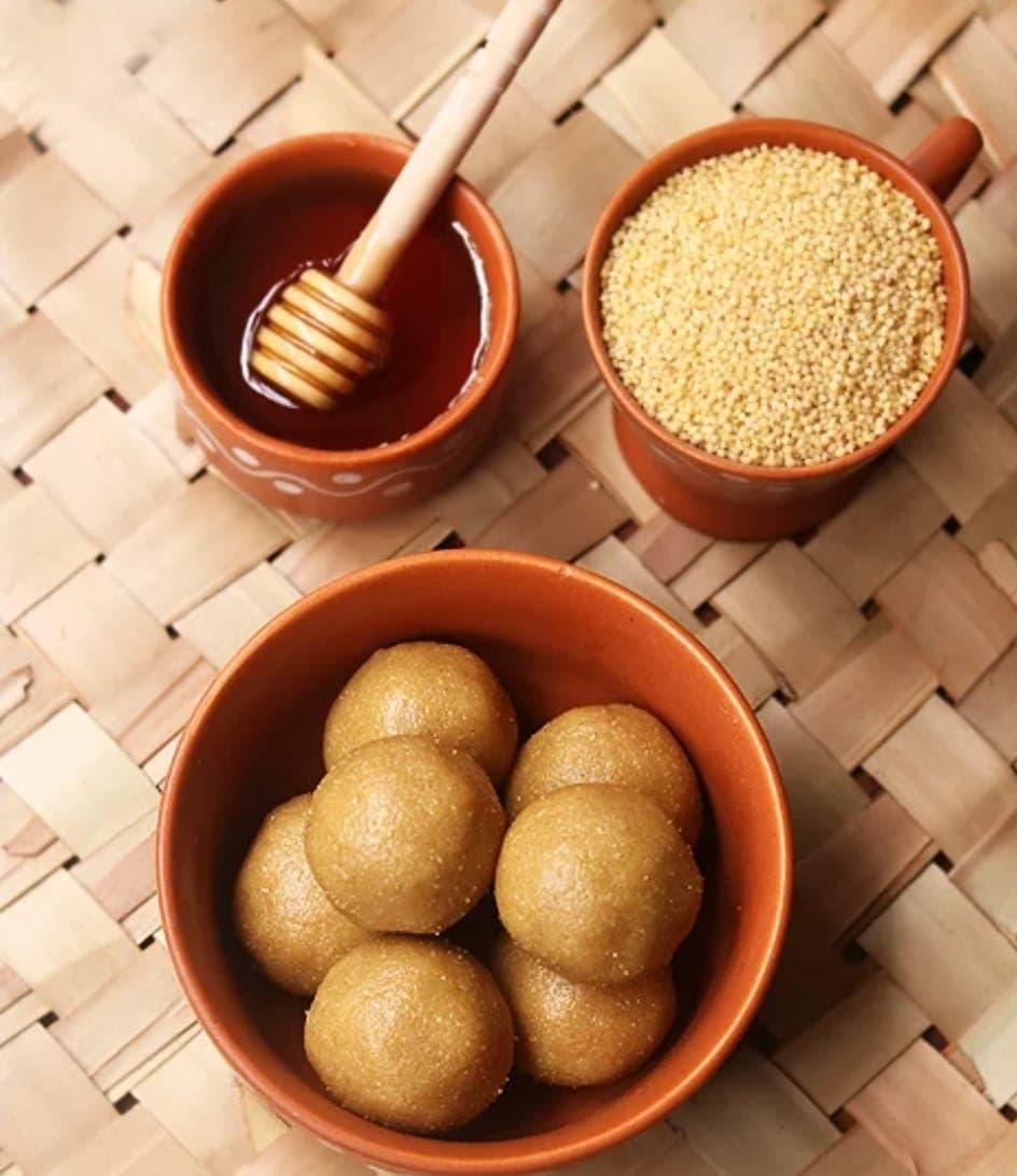 Traditional homemade Nuvulla Laddu