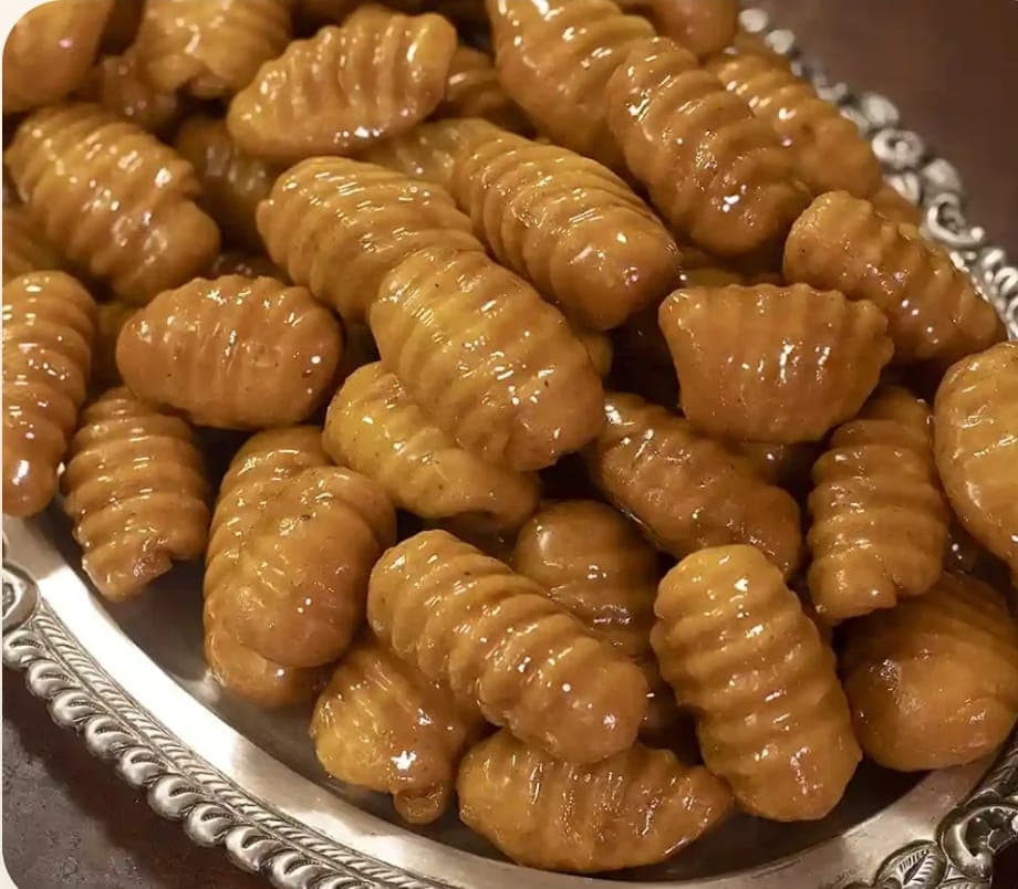 Traditional homemade Sweet Gavallu